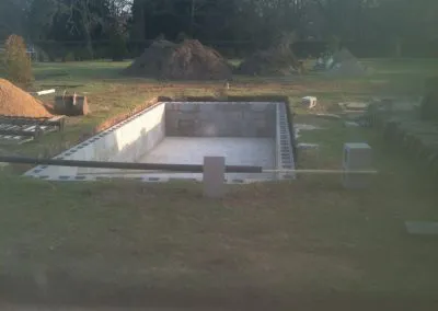 Working on water feature