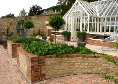 Conservatory and landscaping
