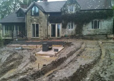 Landscaping in action