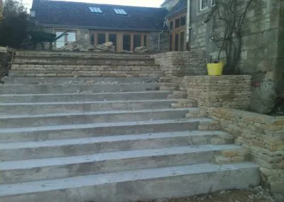Landscaping in action