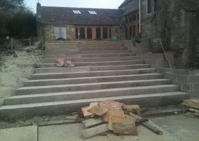 Landscaping in action