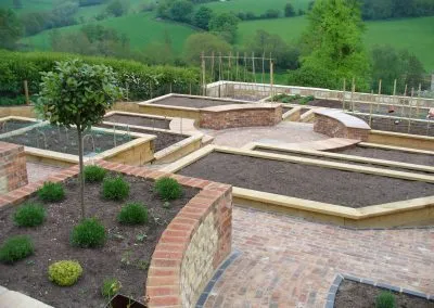 Landscaping in action