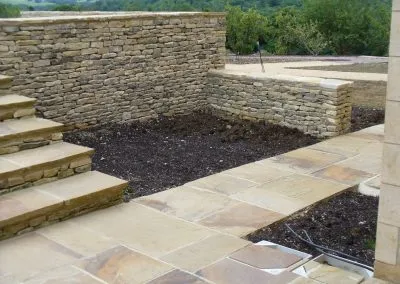 Landscaping in action
