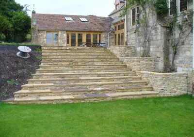 Landscaping in action