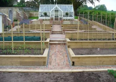 Landscaping in action