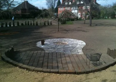 Landscaped garden